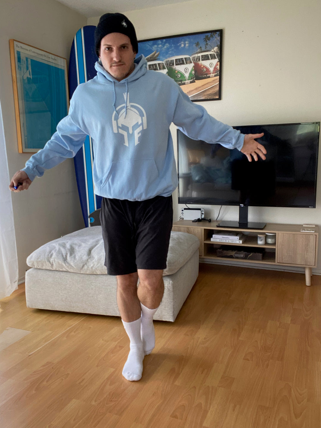 Light Blue Jamin Fitness Hoodie